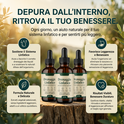 Supporto naturale per il benessere linfatico