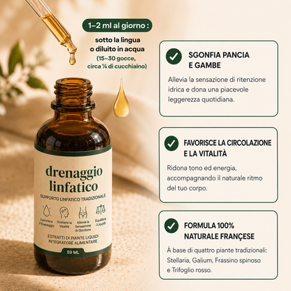 Supporto naturale per il benessere linfatico