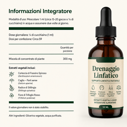 Supporto naturale per il benessere linfatico