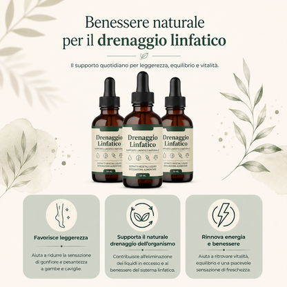 Supporto naturale per il benessere linfatico